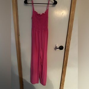 Pink jumpsuit